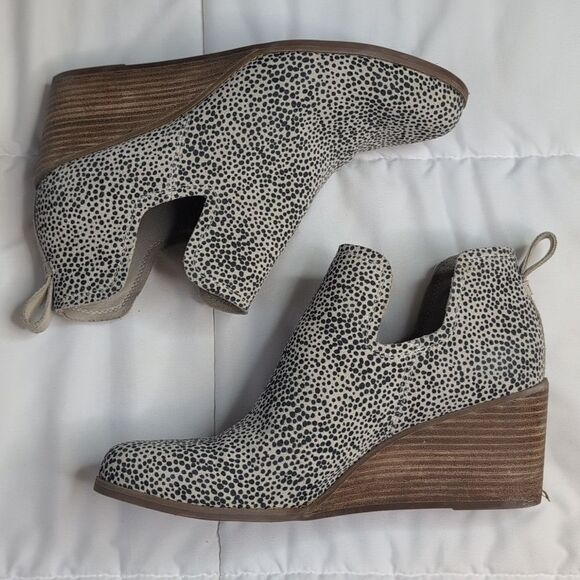 Toms Size 11 Kallie Wedge Macadamia Booties - Picture 8 of 11